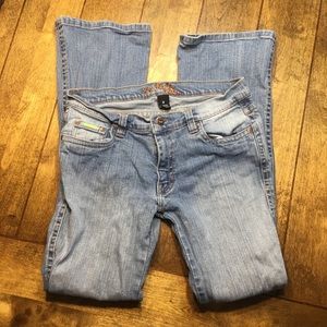 South Pole light wash bootcut jeans